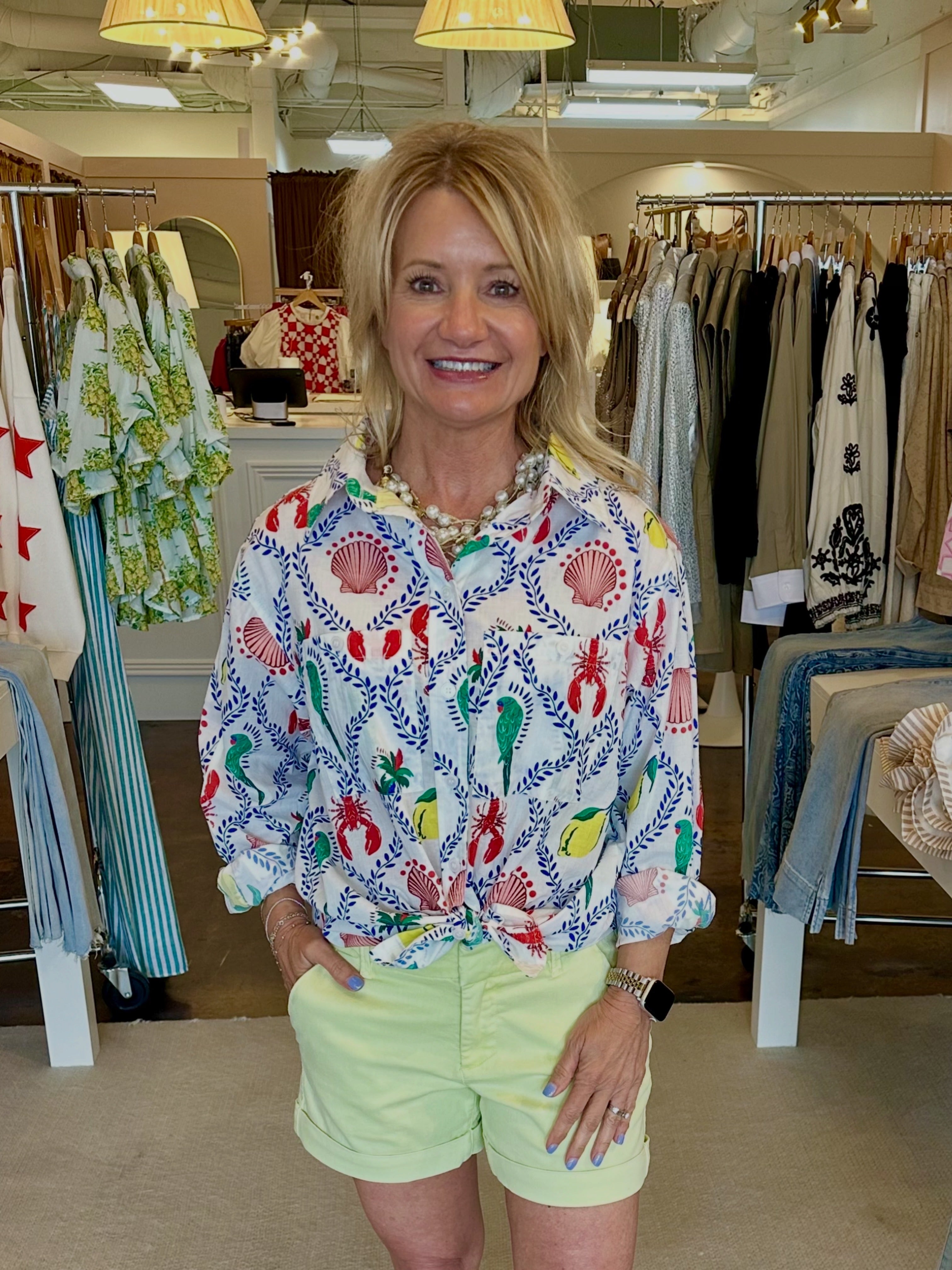 Sanibel Button Up