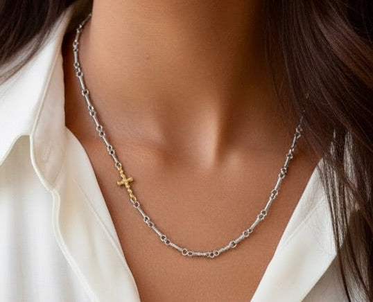 Almighty Then Cross Necklace