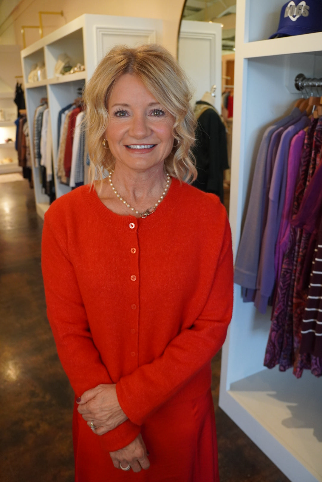 Medina Cardi-Festive Red