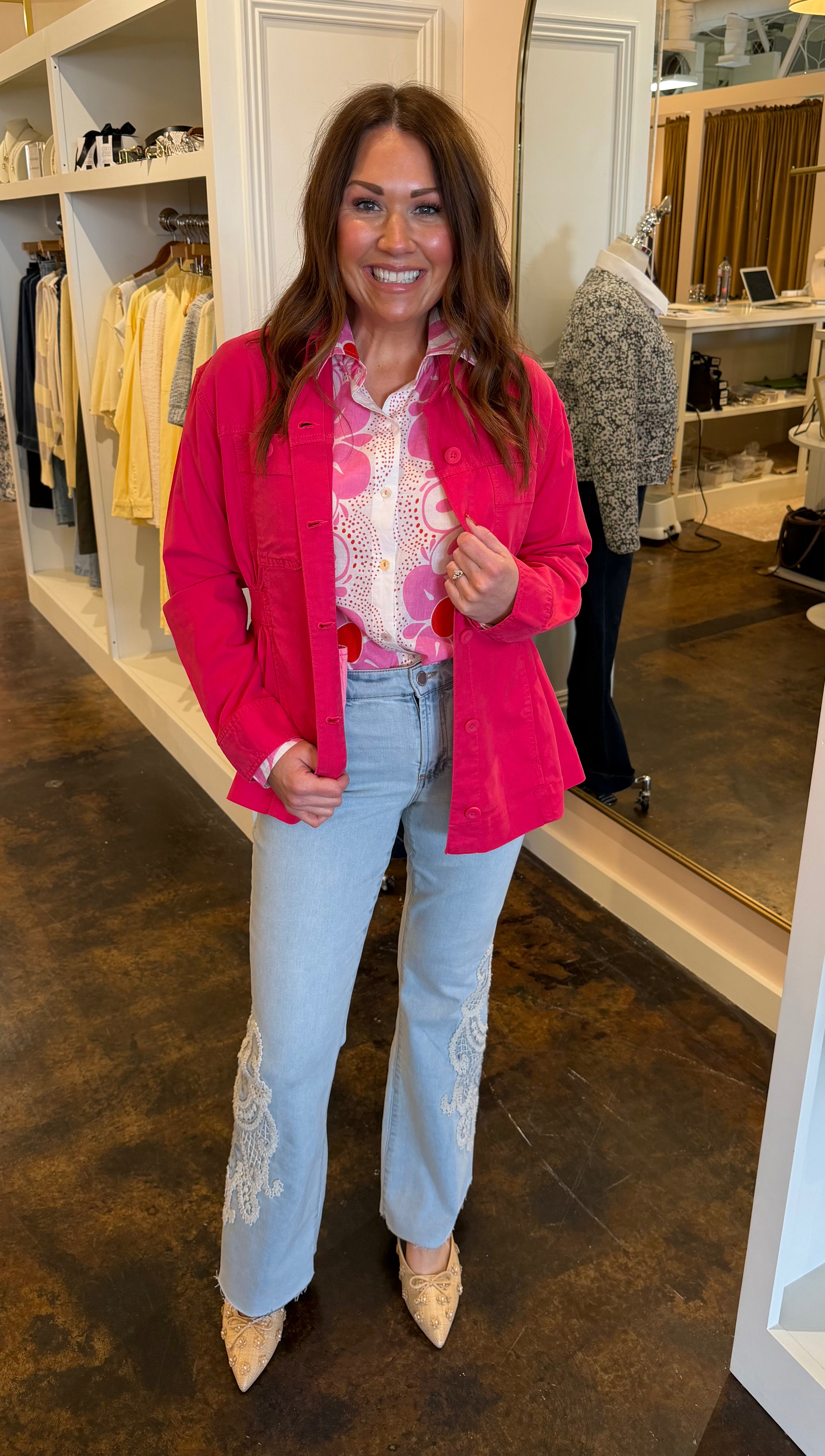 Rosa Jean-Denim Lace