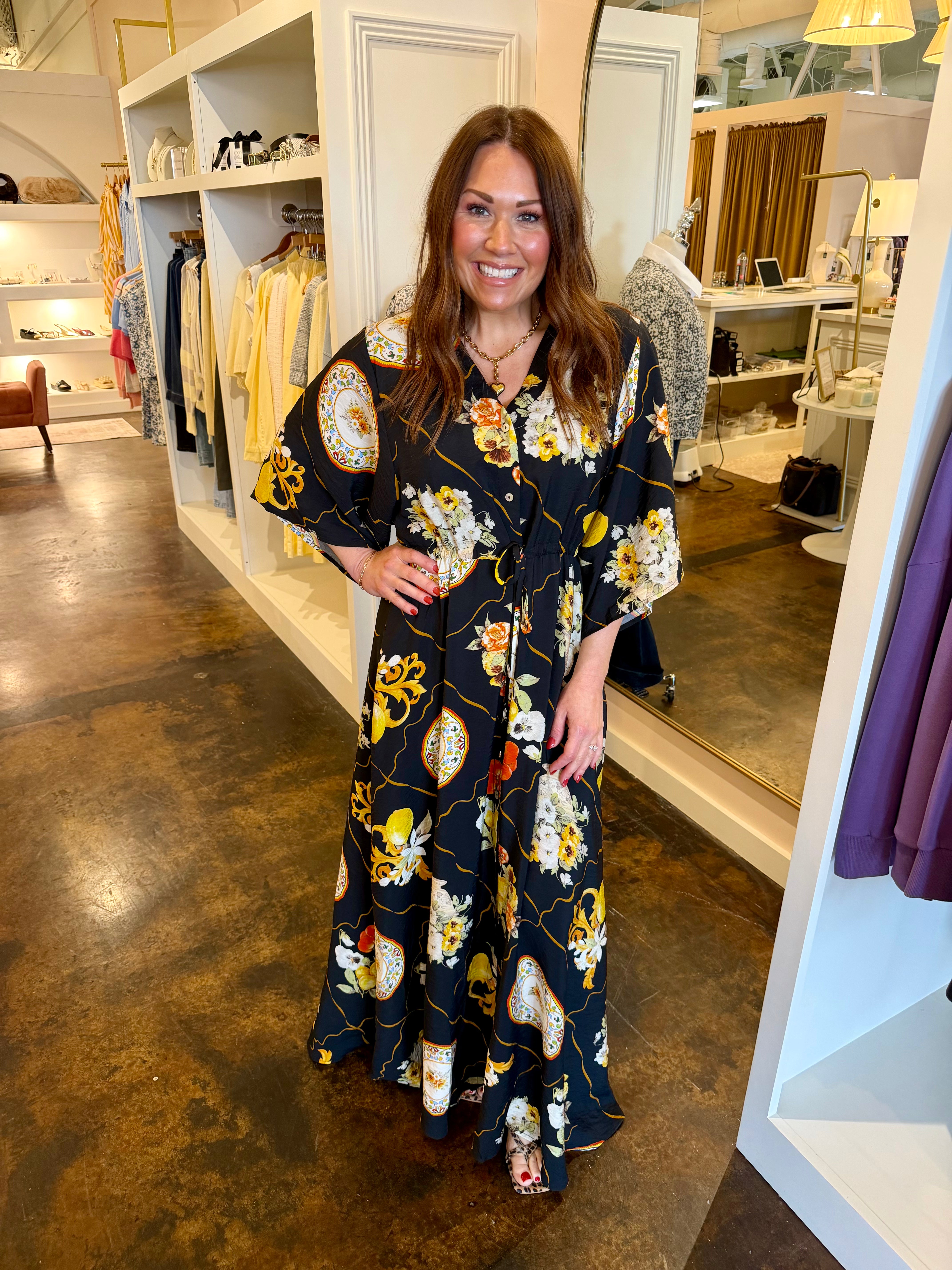 Lemon Tree Dress-Black