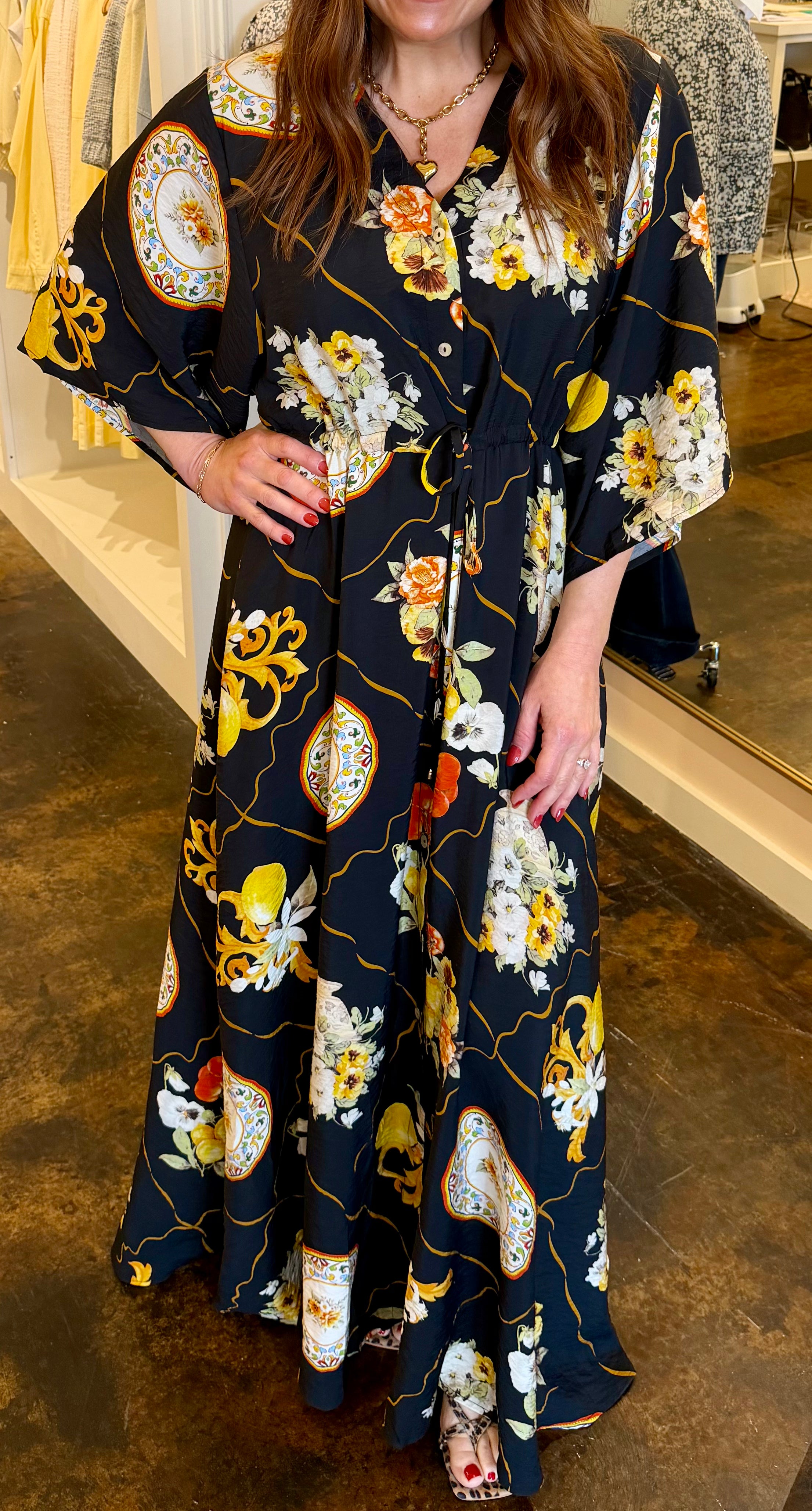 Lemon Tree Dress-Black