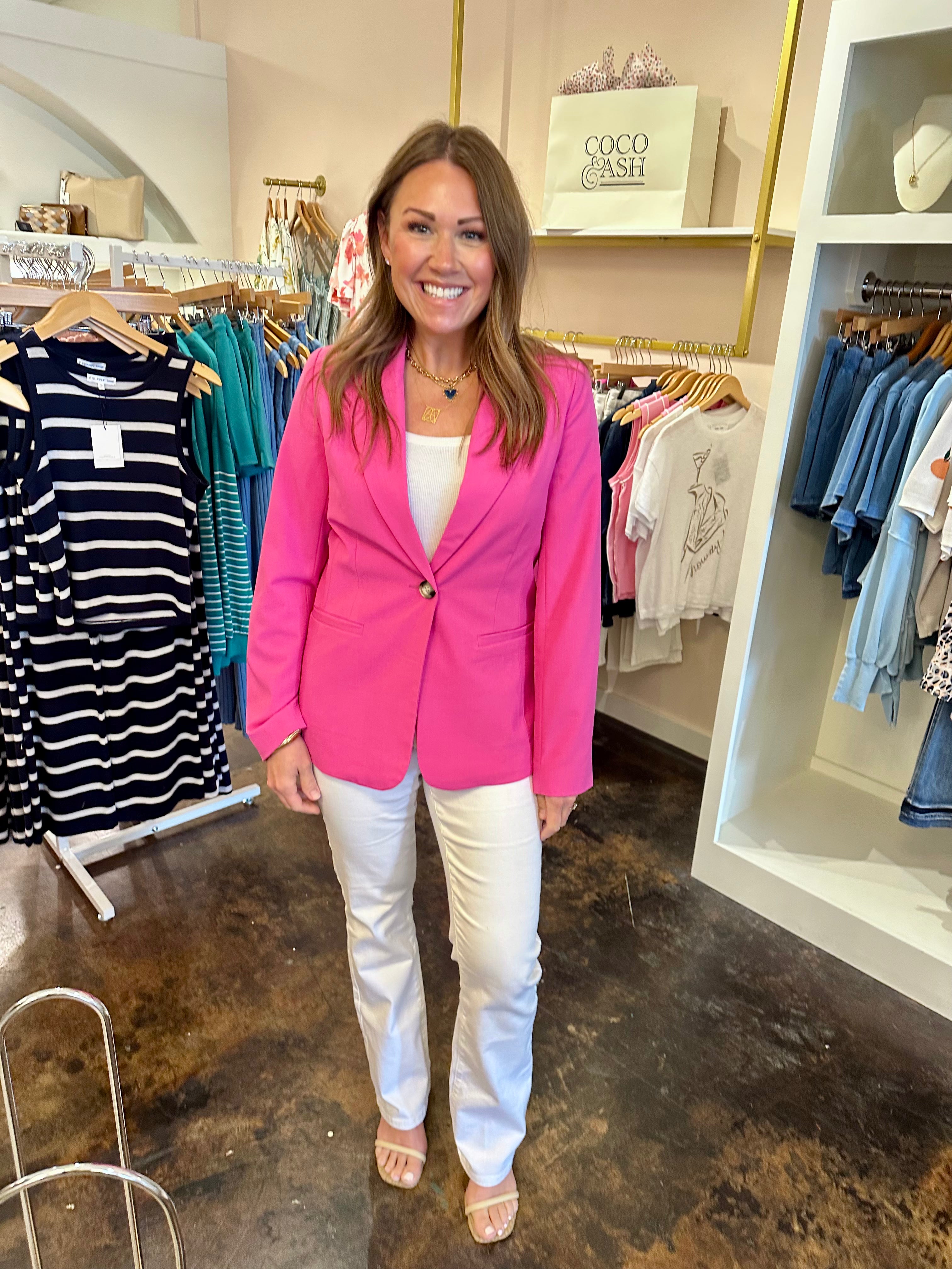 Danta Blazer-Raspberry Rose