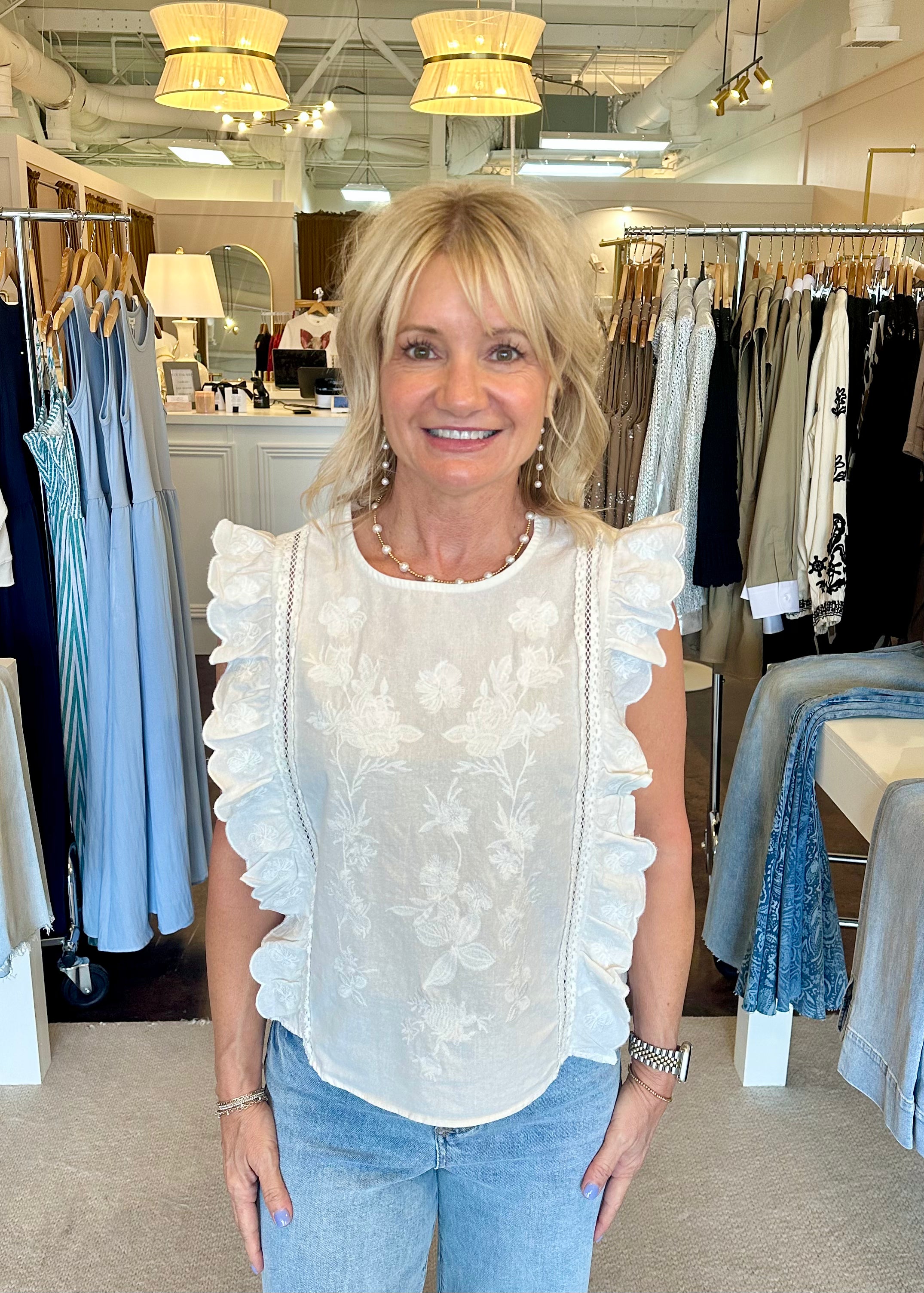 Ulla Top-White