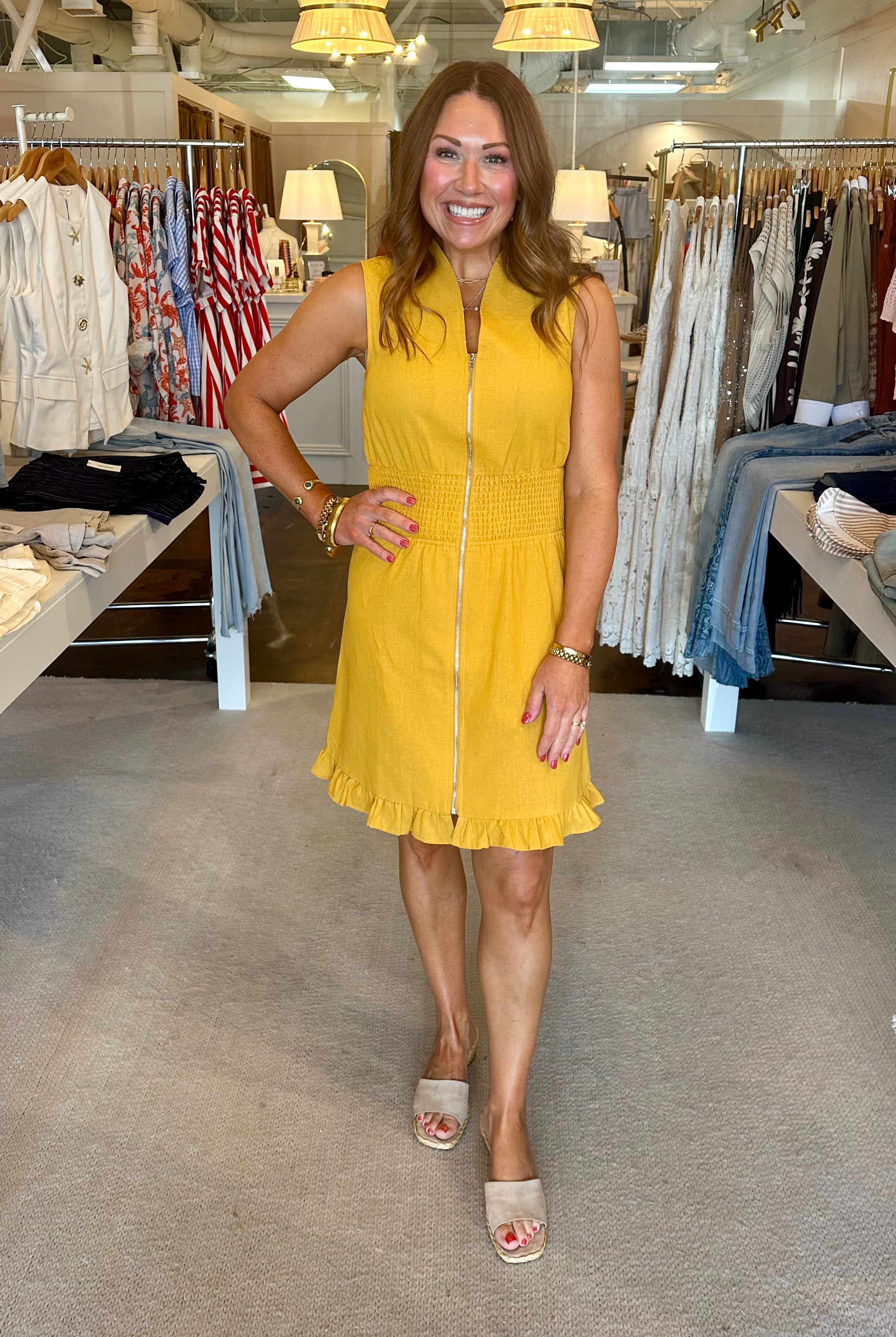 Mustard Muse Dress