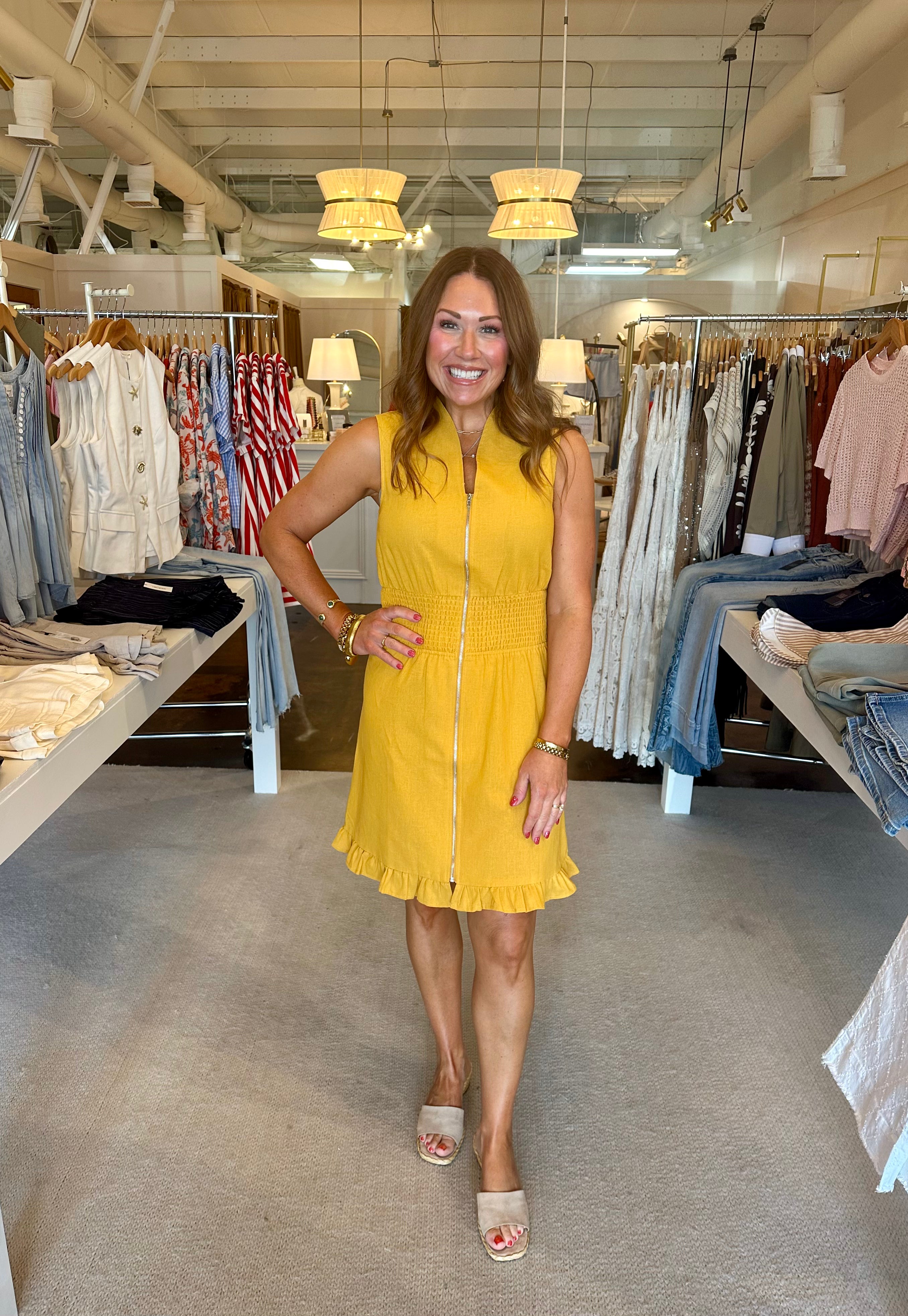Mustard Muse Dress