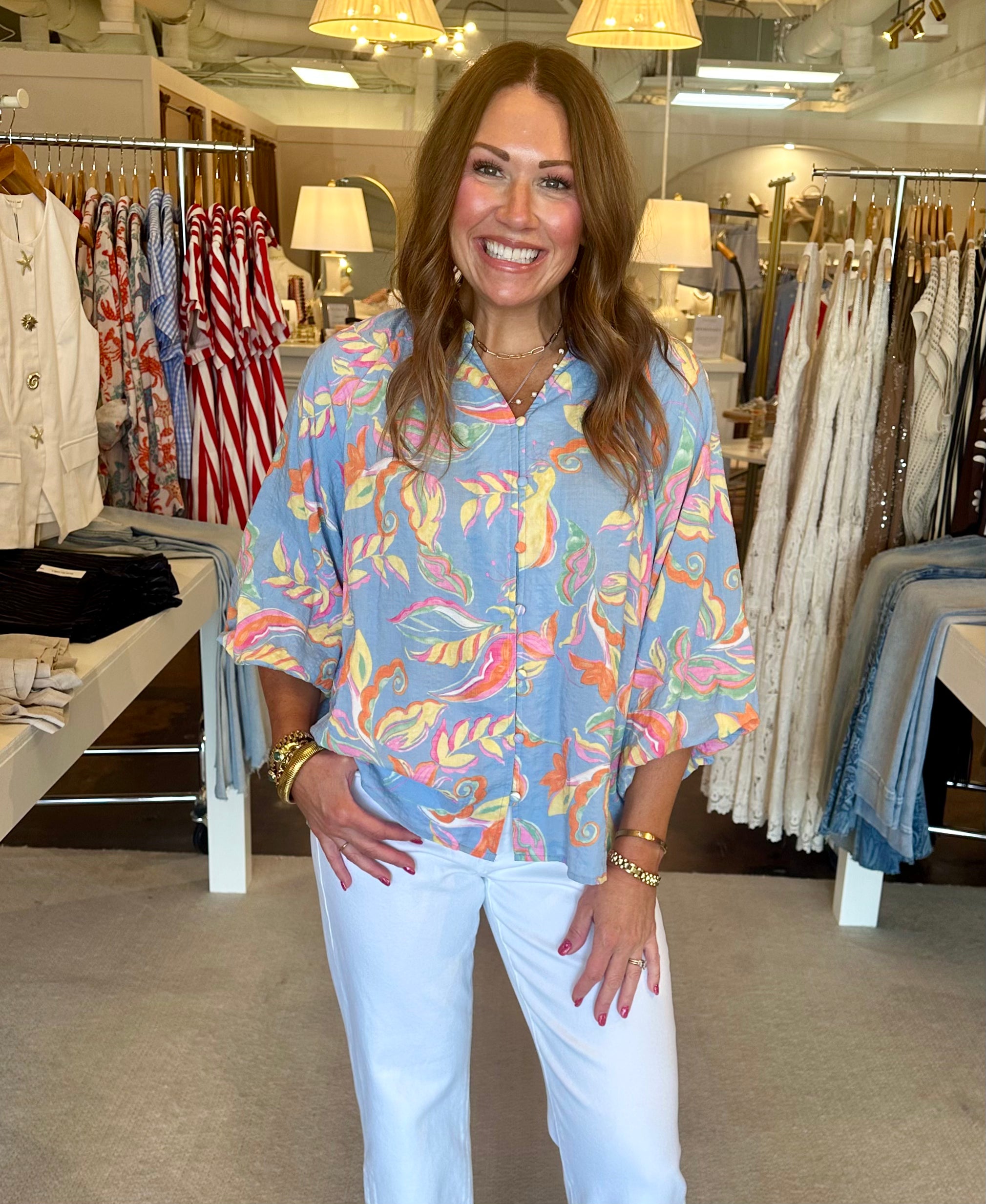 Painted Paradise Blouse