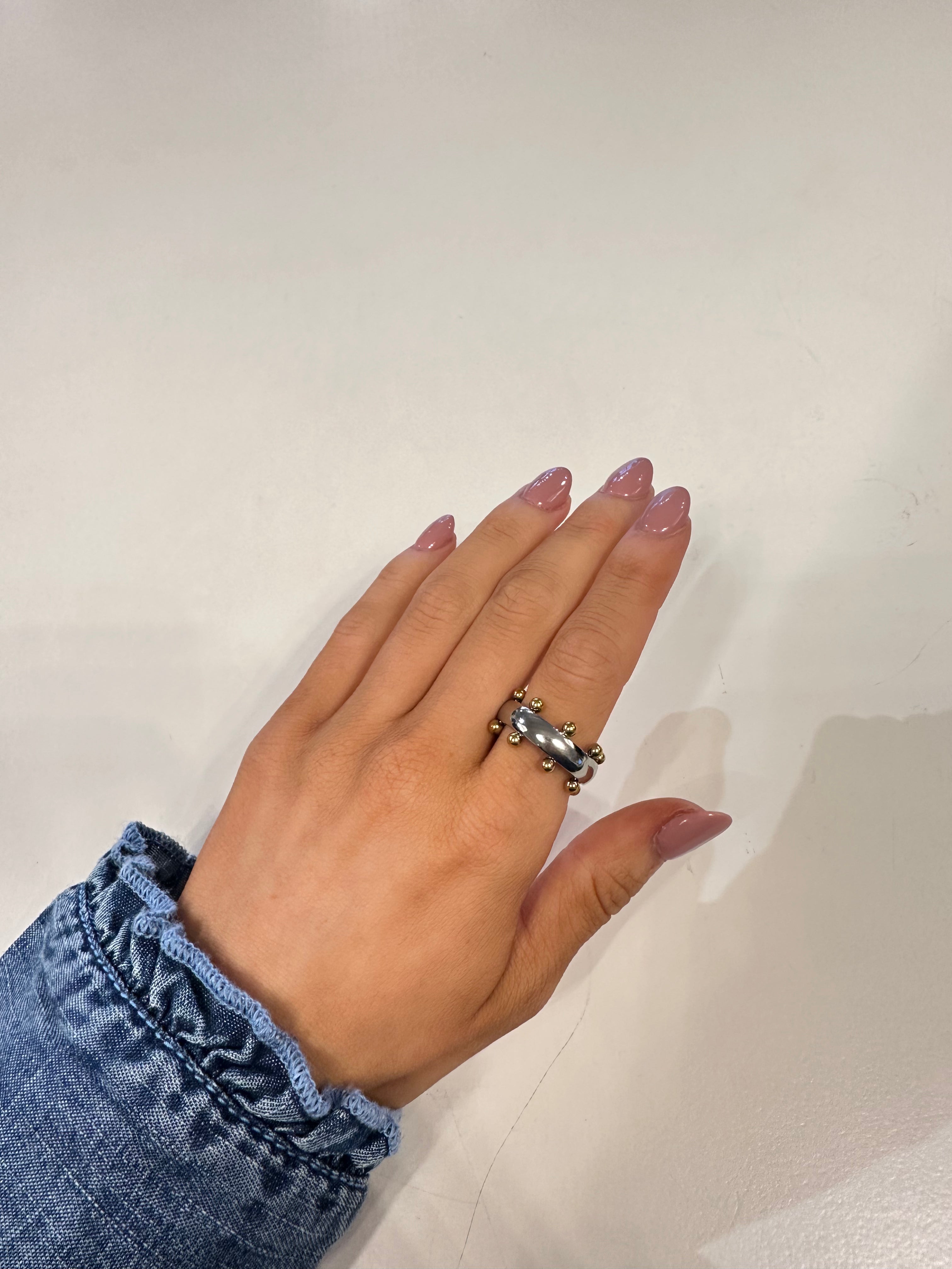 Vivian Ring-Two Toned