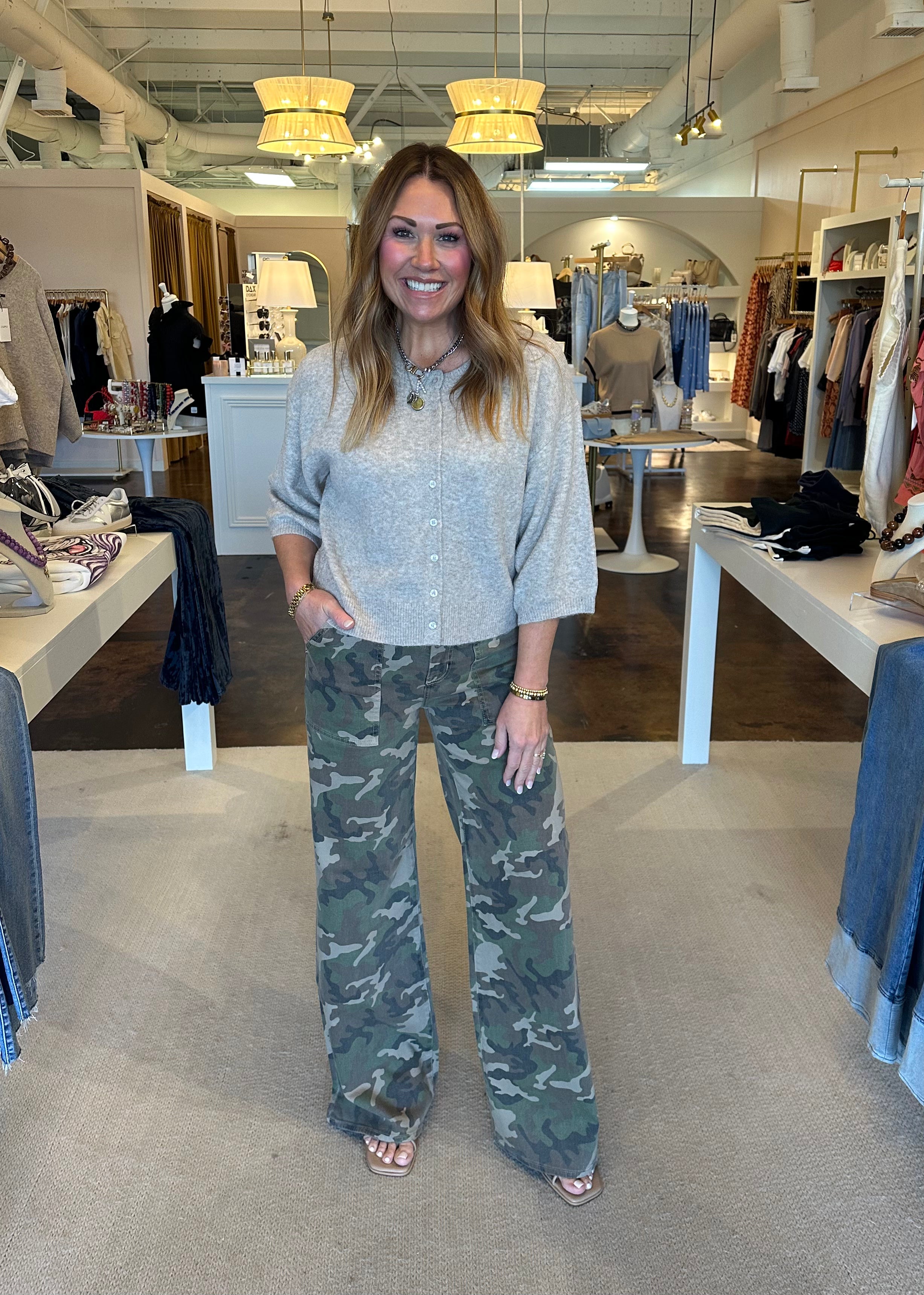 Far Out Patch Pocket Hi-Rise Wide Leg-Hideaway