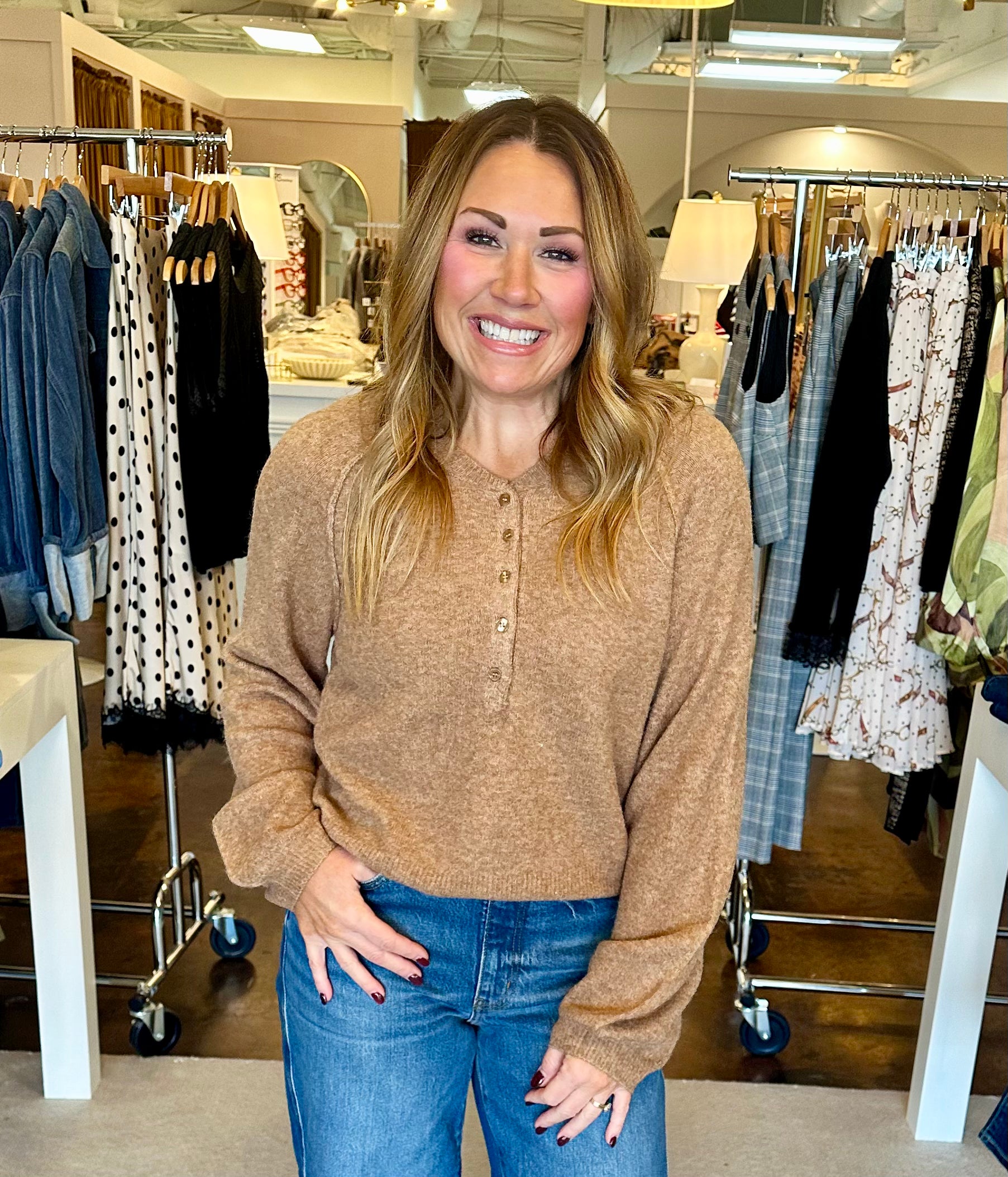 Westmont Henly Sweater-Golden Caramel