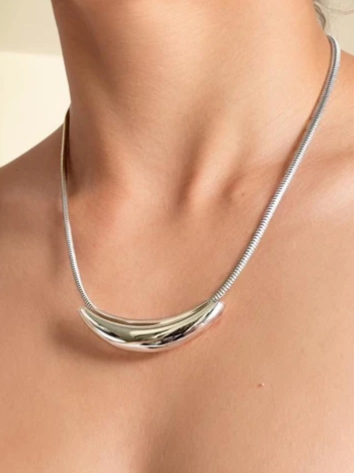 Full Swing Necklace-Silver