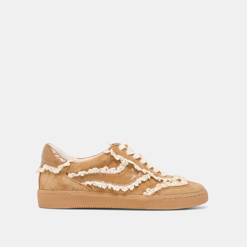 Notice Lace Sneaker-Brown Suede