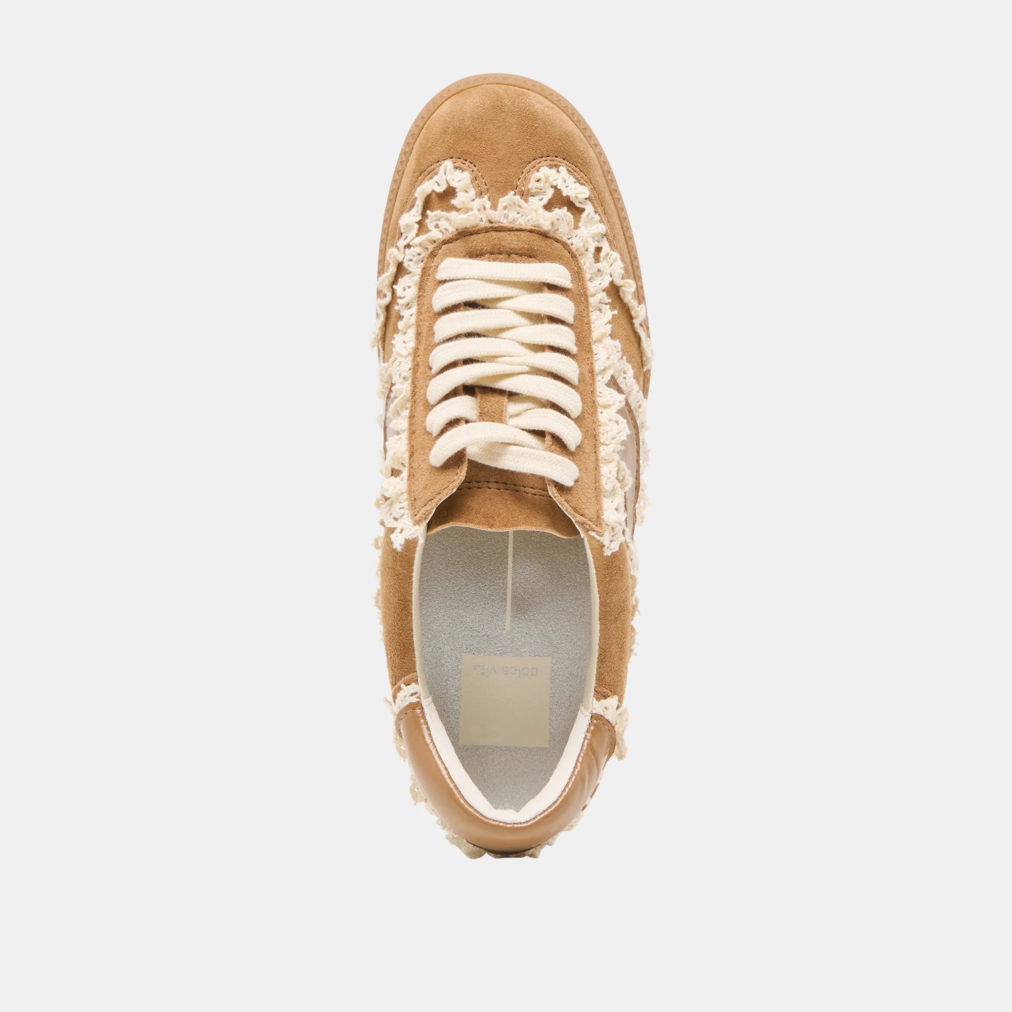 Notice Lace Sneaker-Brown Suede