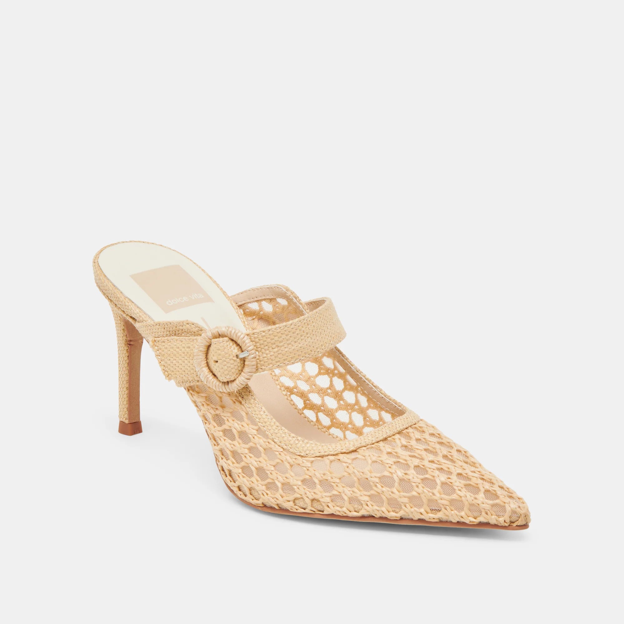 KeeKee Heel-Raffia
