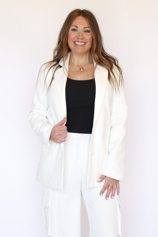 White Blazer