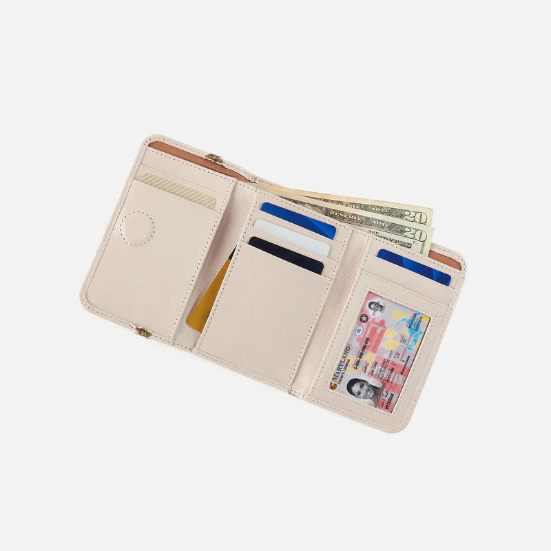 Jill Trifold Wallet-Pale Flax