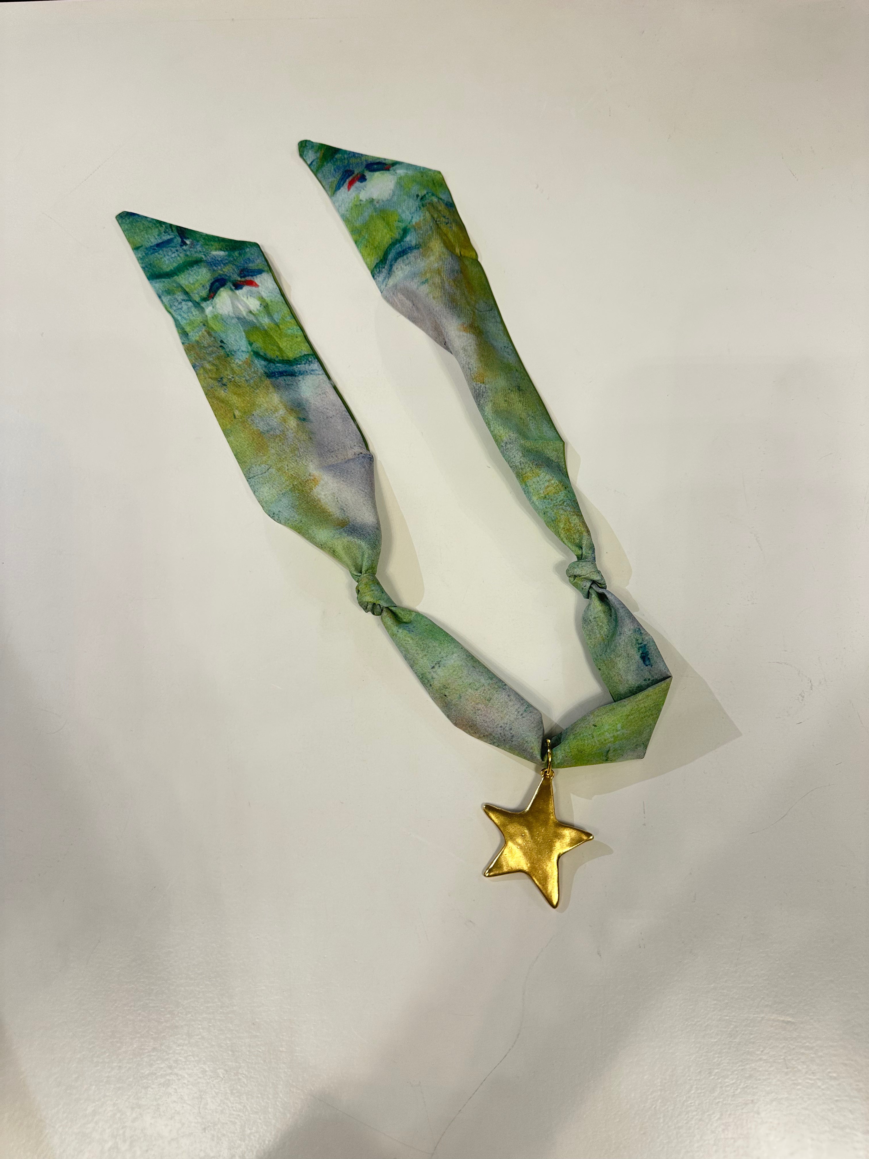 Hallie Scarf Necklace-Star