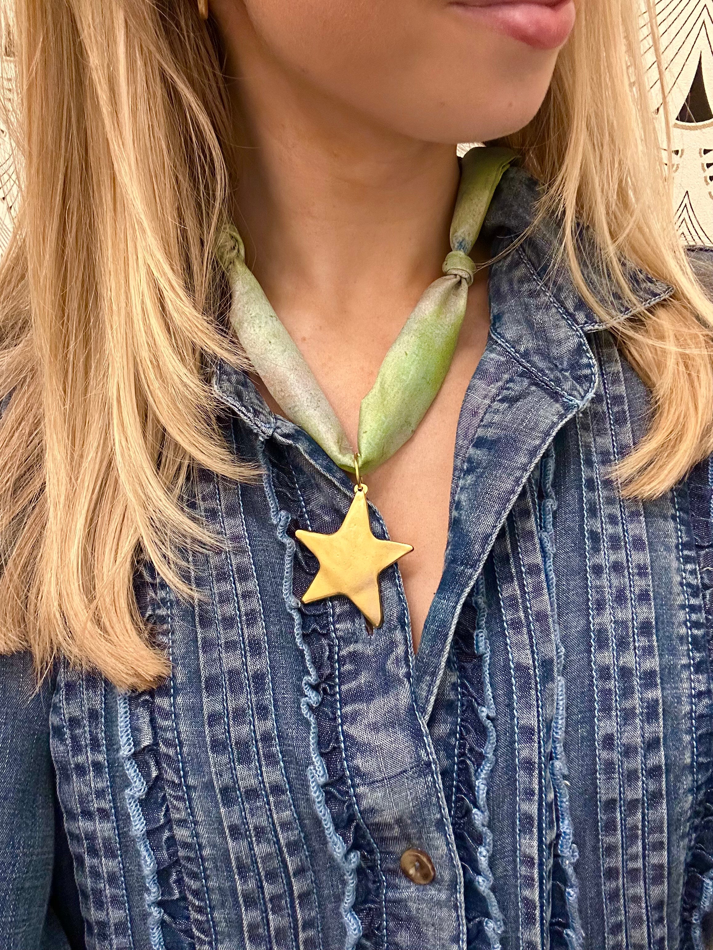 Hallie Scarf Necklace-Star