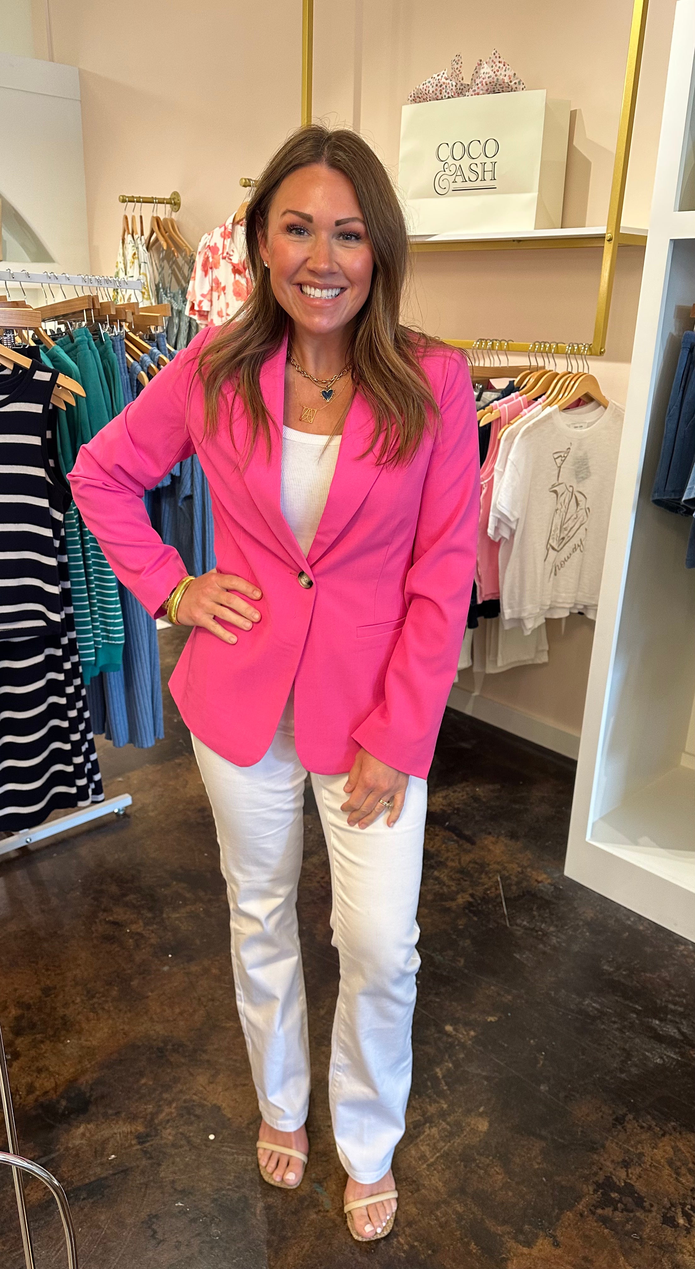 Danta Blazer-Raspberry Rose