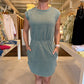 Paxton Palm Green Jersey Dress