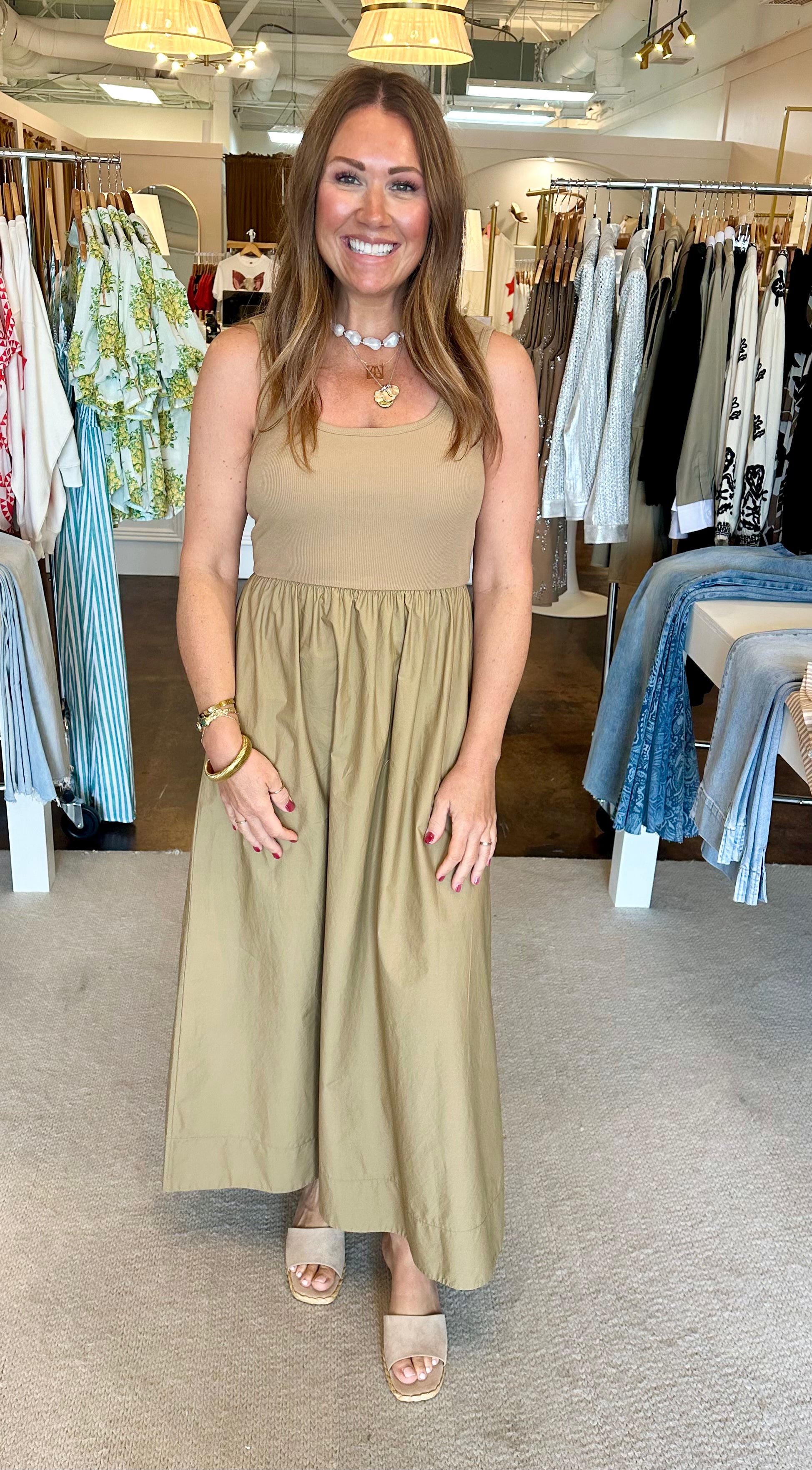 Kensie Midi Dress-Taro