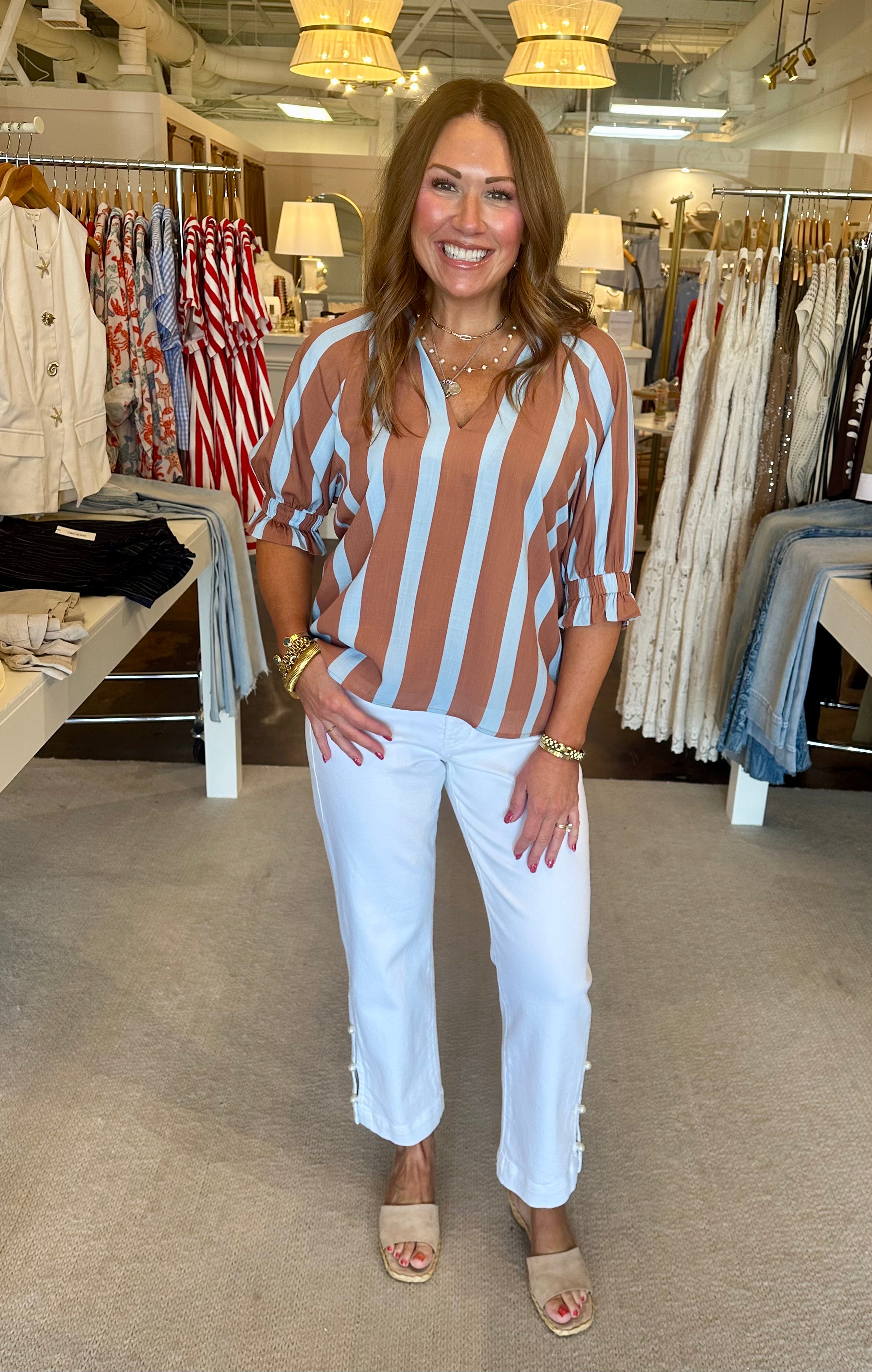 Chestnut Sky Blouse