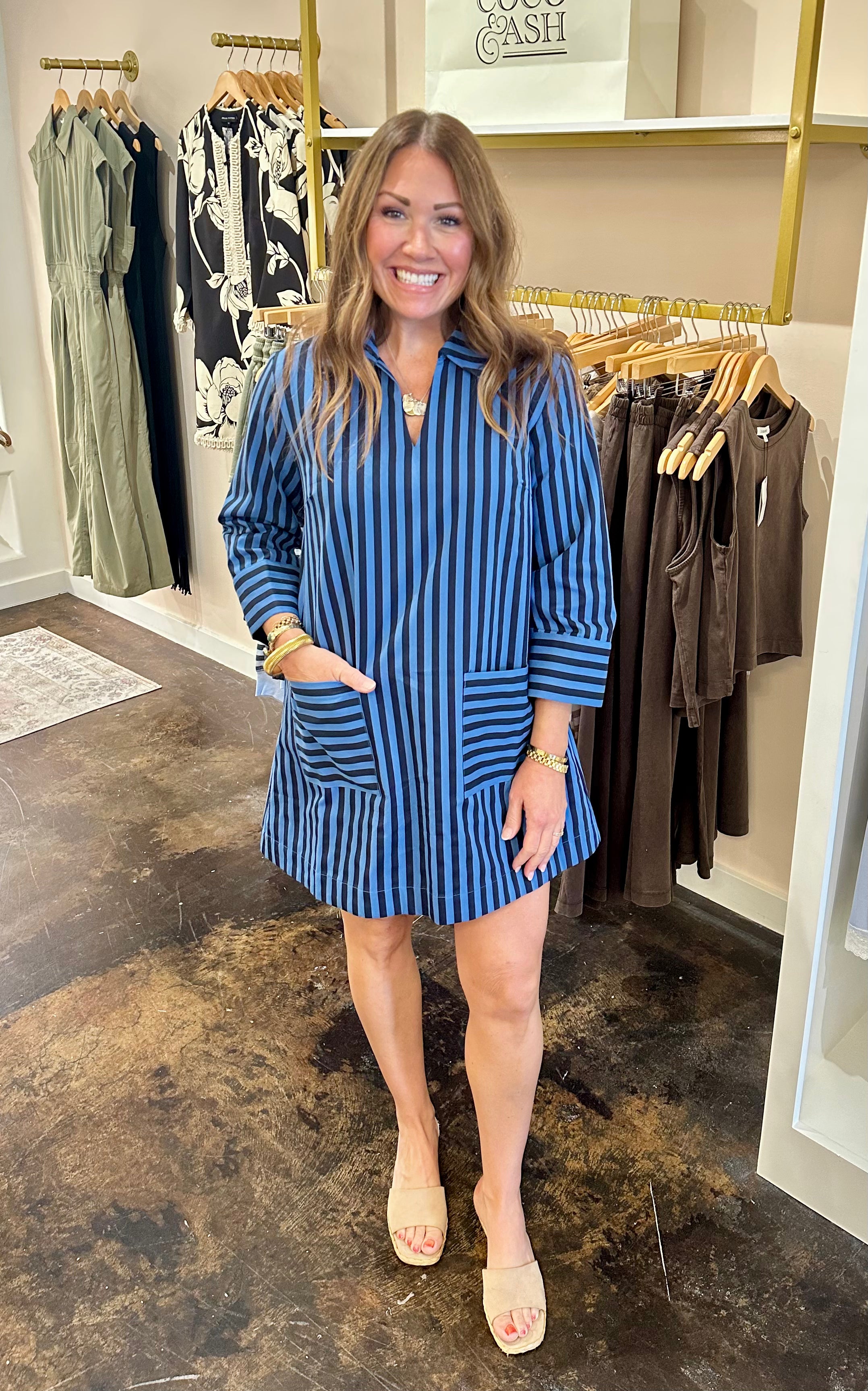 Ink and Tide Dress