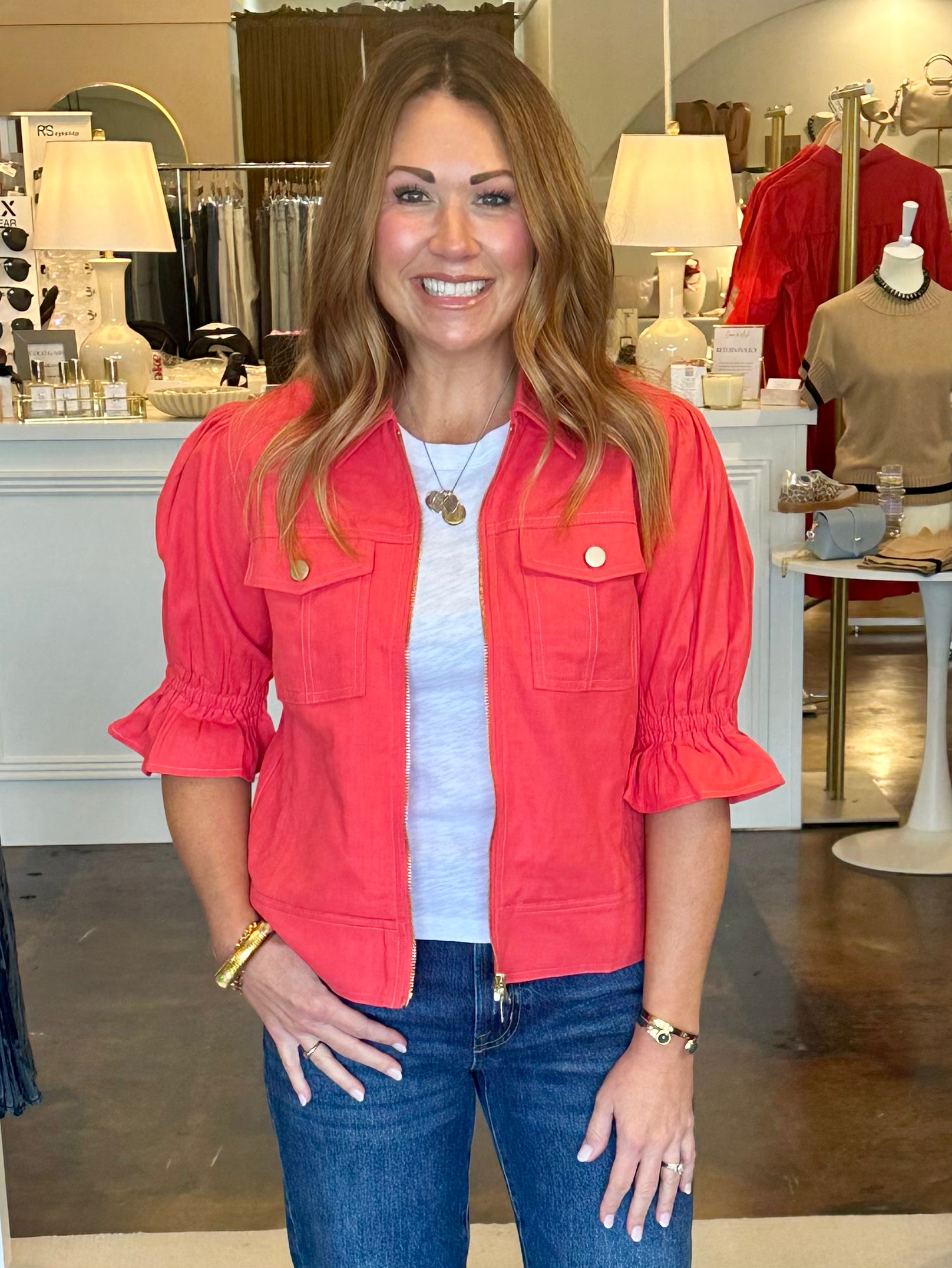 Seline Jacket - Red