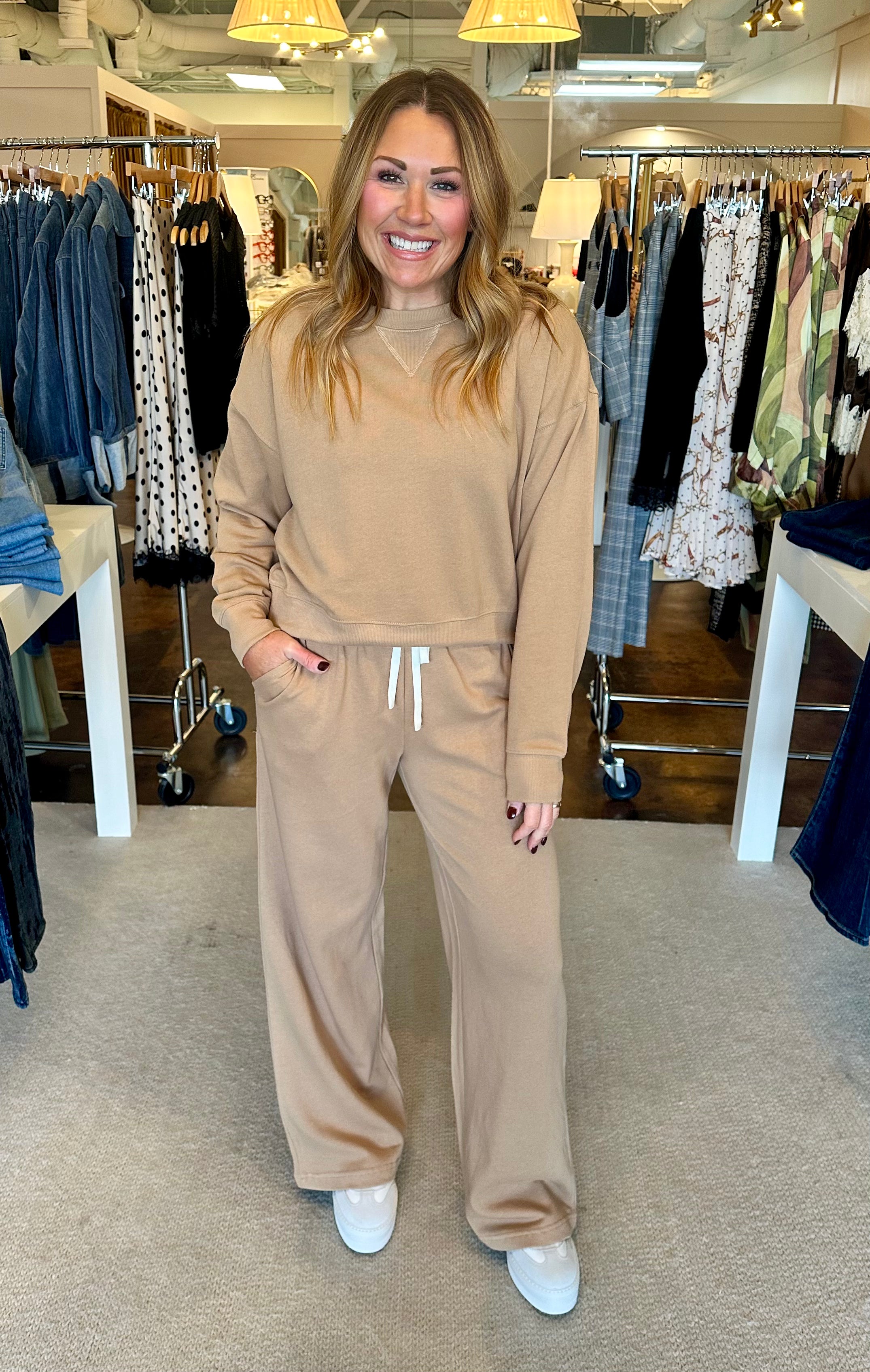 Clubhouse Sweatshirt-Light Toffee