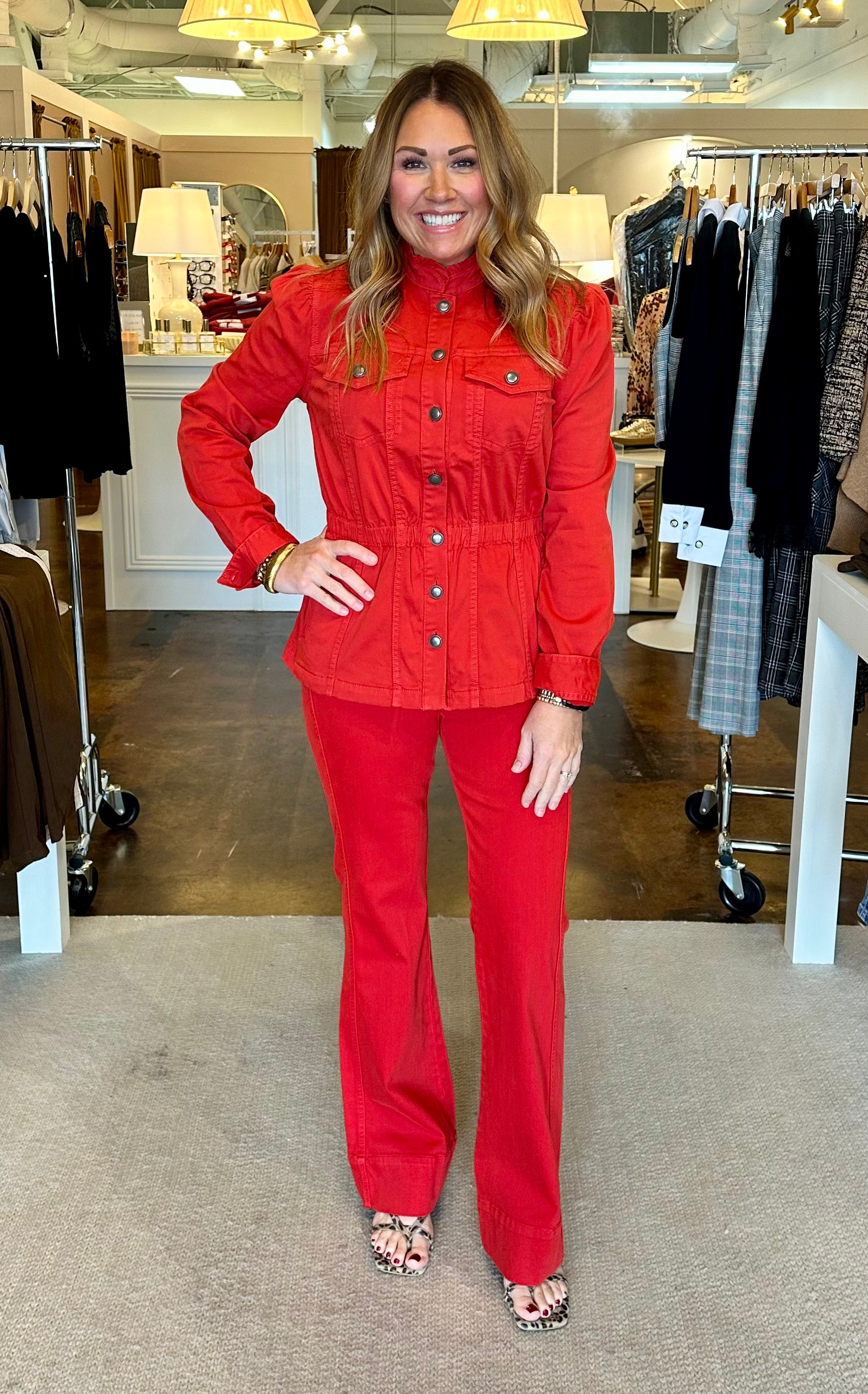 Lucy Hi-Rise Boot-Sundance Red