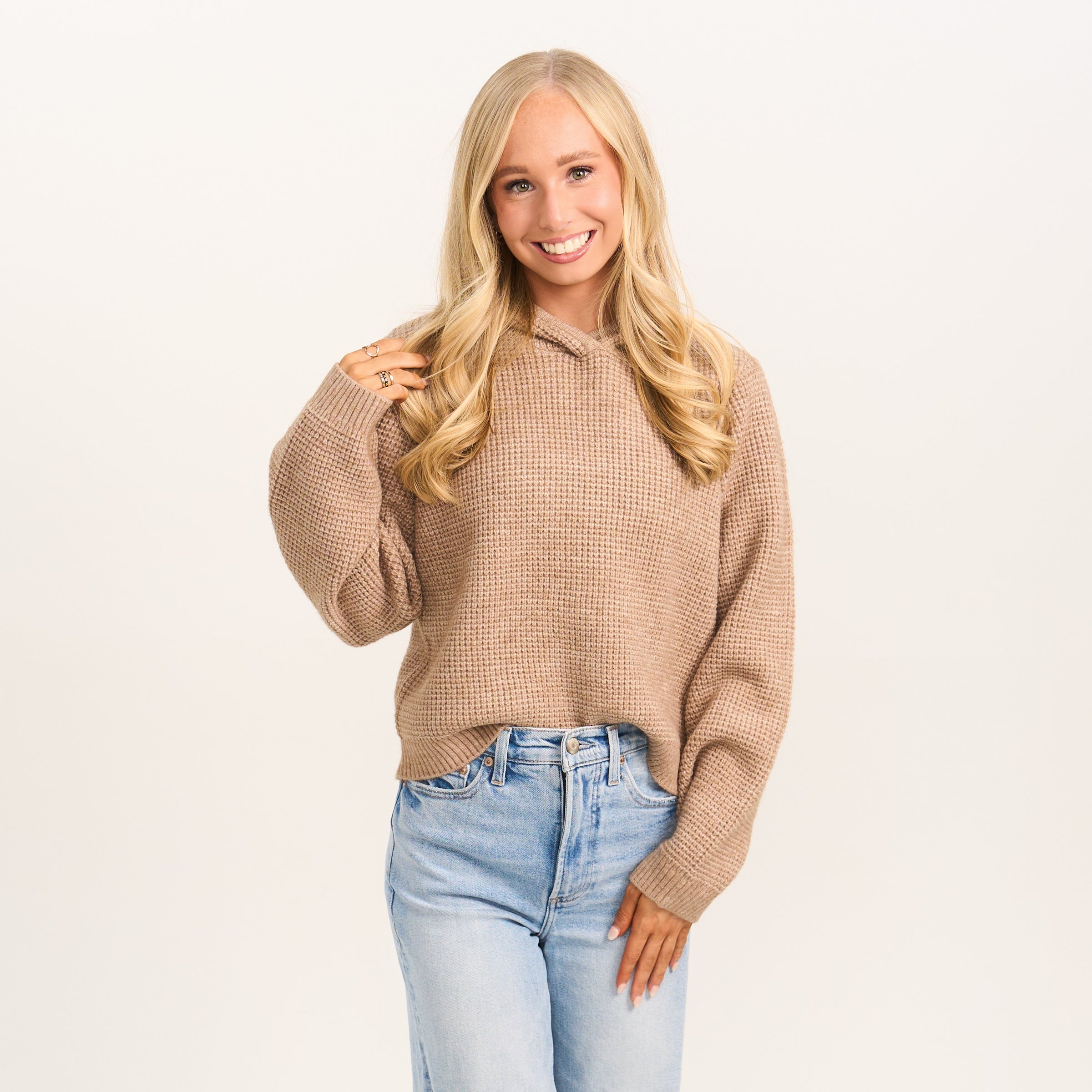 Jessica Sweater-Heather Fawn