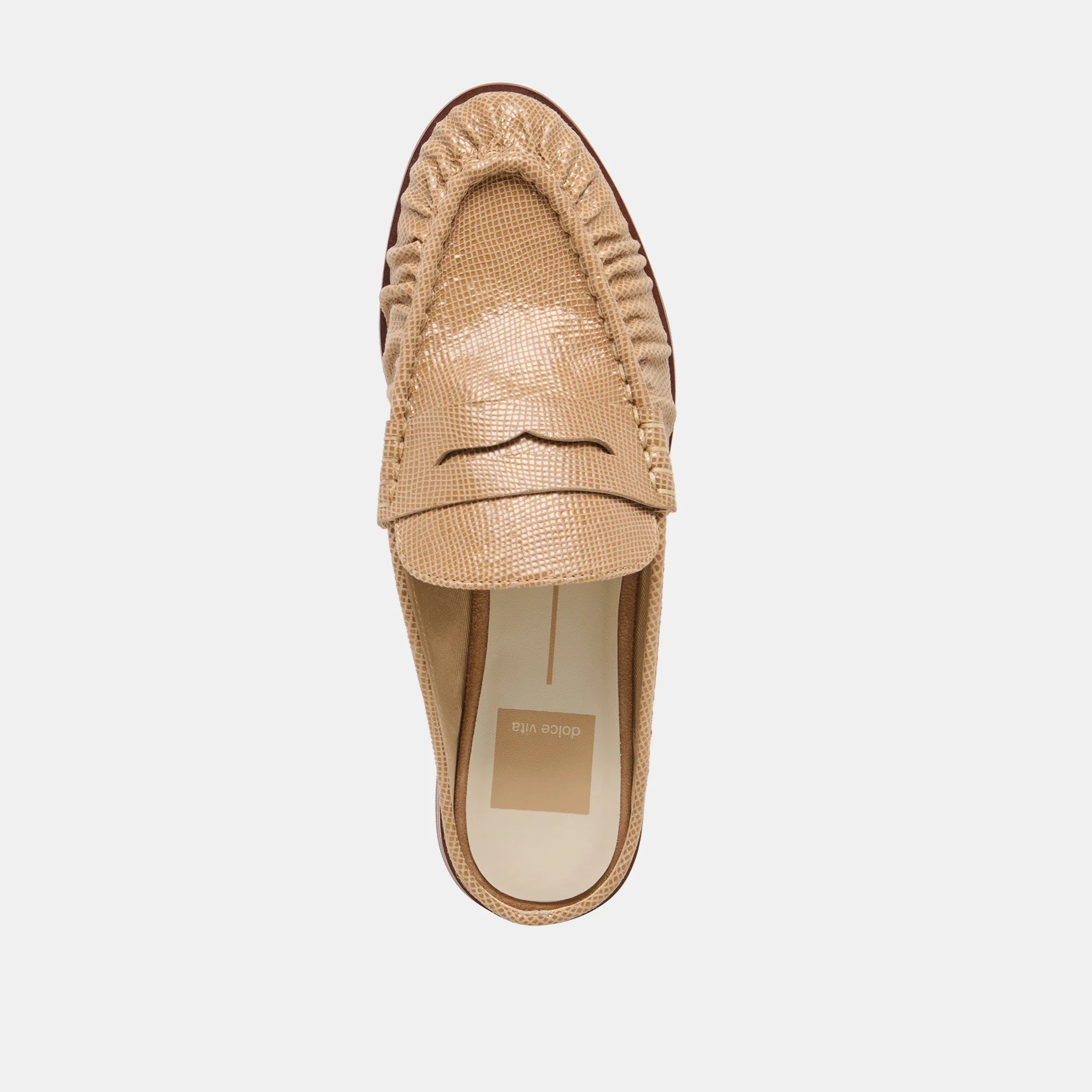 Betzy Mule Loafer-Latte Suede