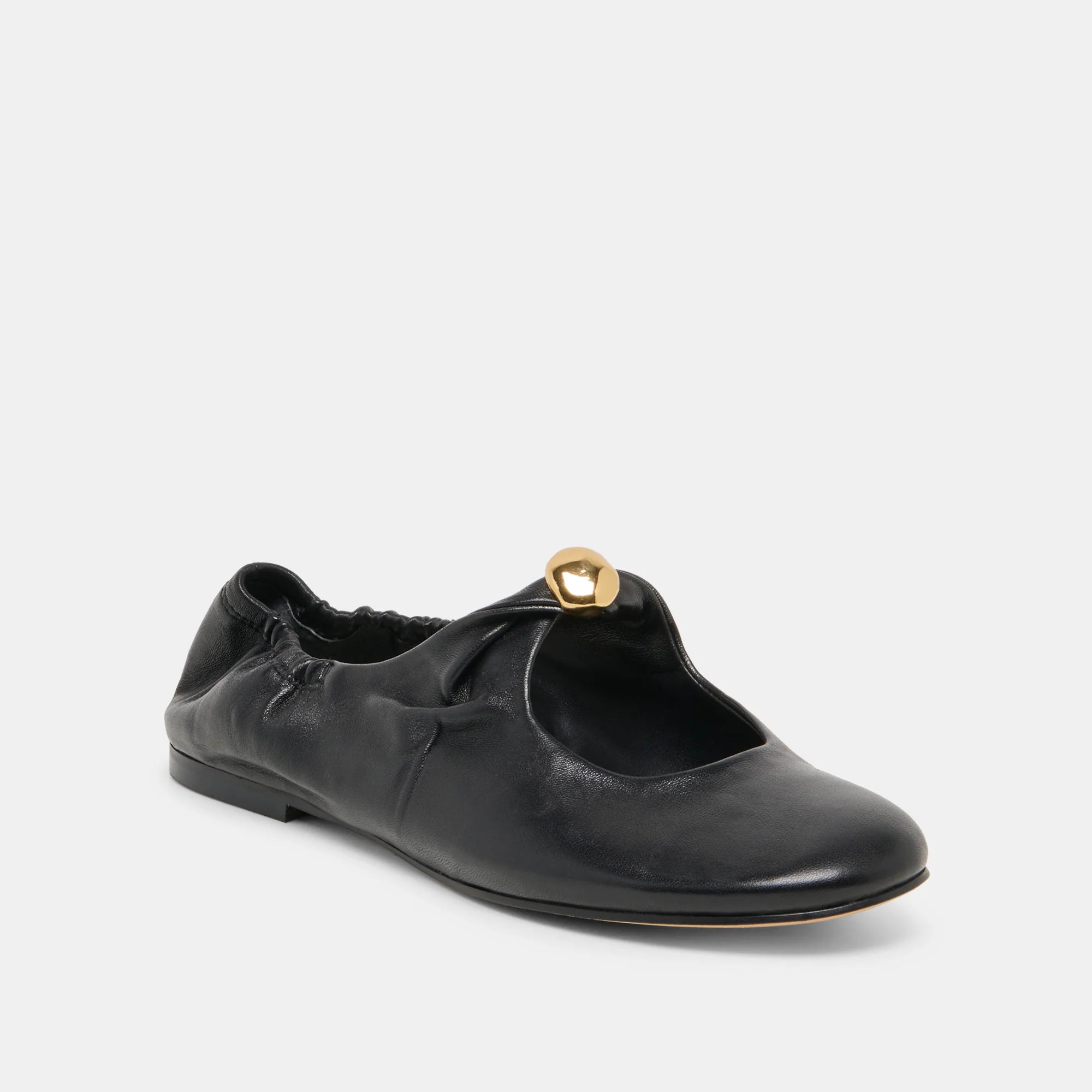 Cornel Flat-Black Leather