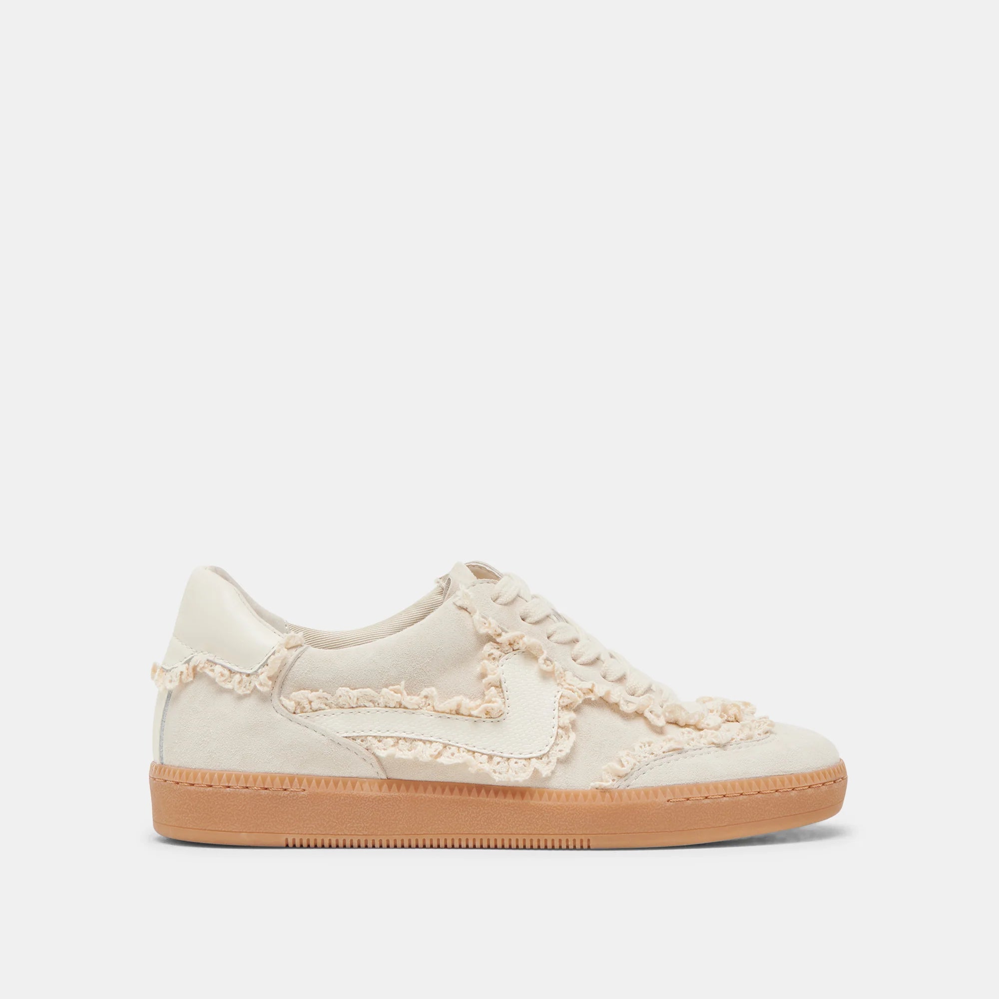 Notice Lace Sneaker-Ivory