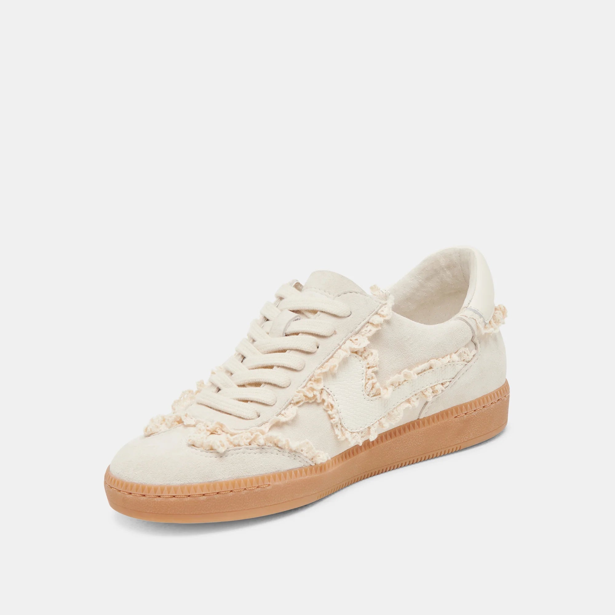 Notice Lace Sneaker-Ivory