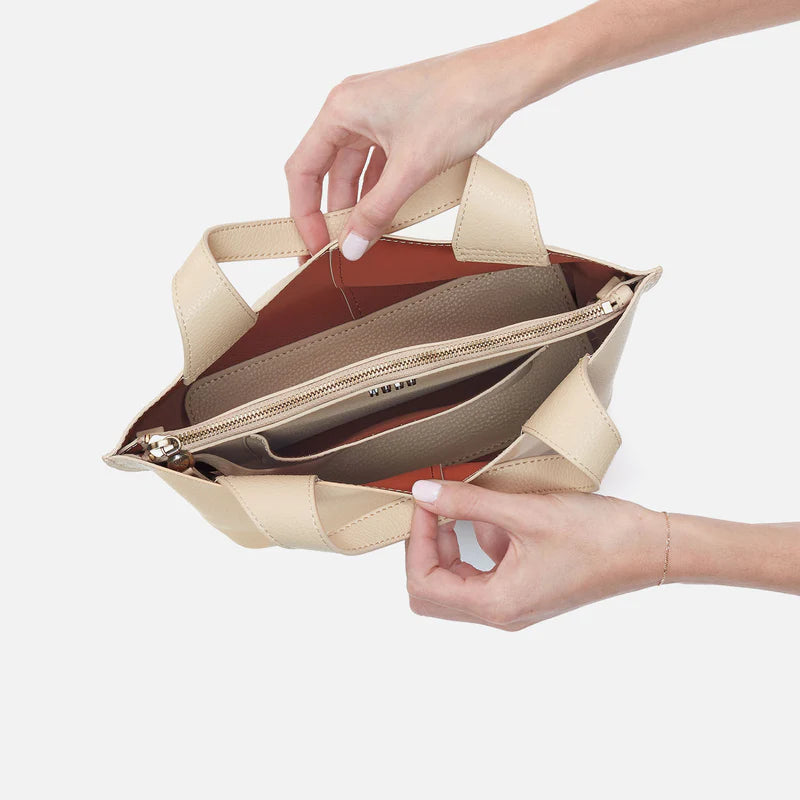 Vida Small Tote-Almond Coconut
