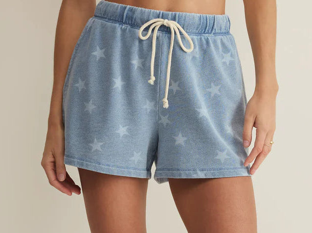 Written in the Stars Short-Ocean Air Indigo